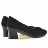 Women stylish, elegant, casual shoes 628 black velour