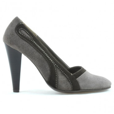 Women stylish, elegant shoes 1208 sand antilopa combined