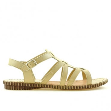 Women sandals 595 beige 1