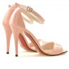 Women sandals 1238 patent pink